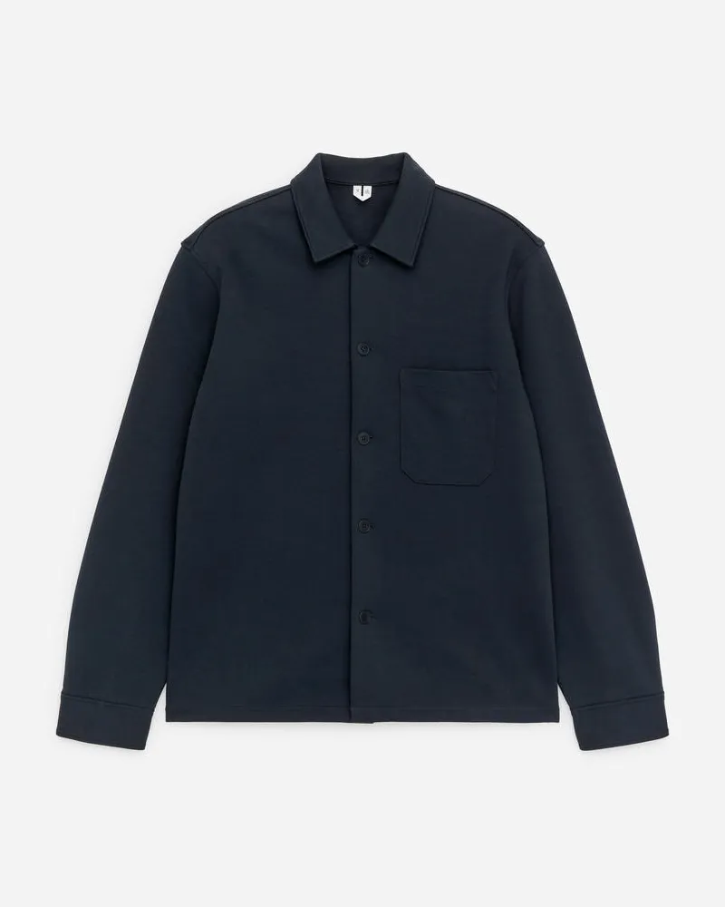 Arket Jersey-Overshirt -Blau Blau