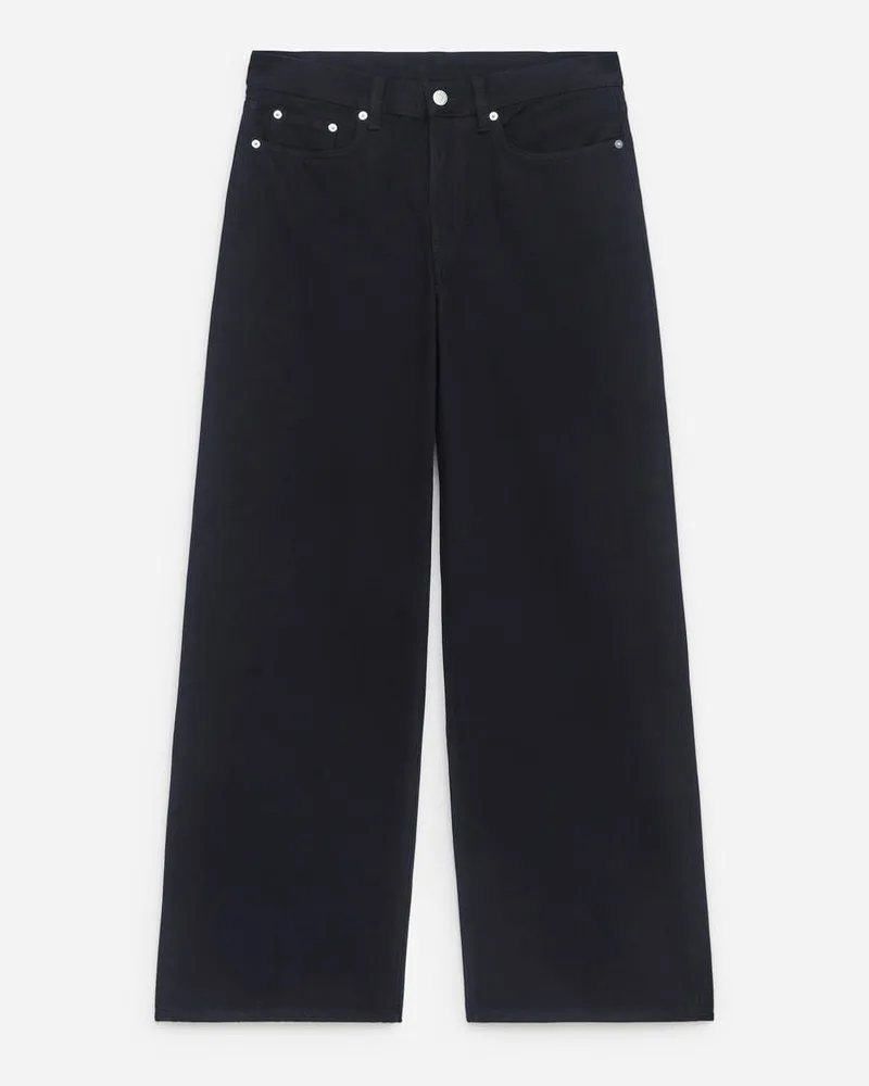 Arket Cloud Loose Jeans Mit Weitem Bein - Blau Dunkelblau