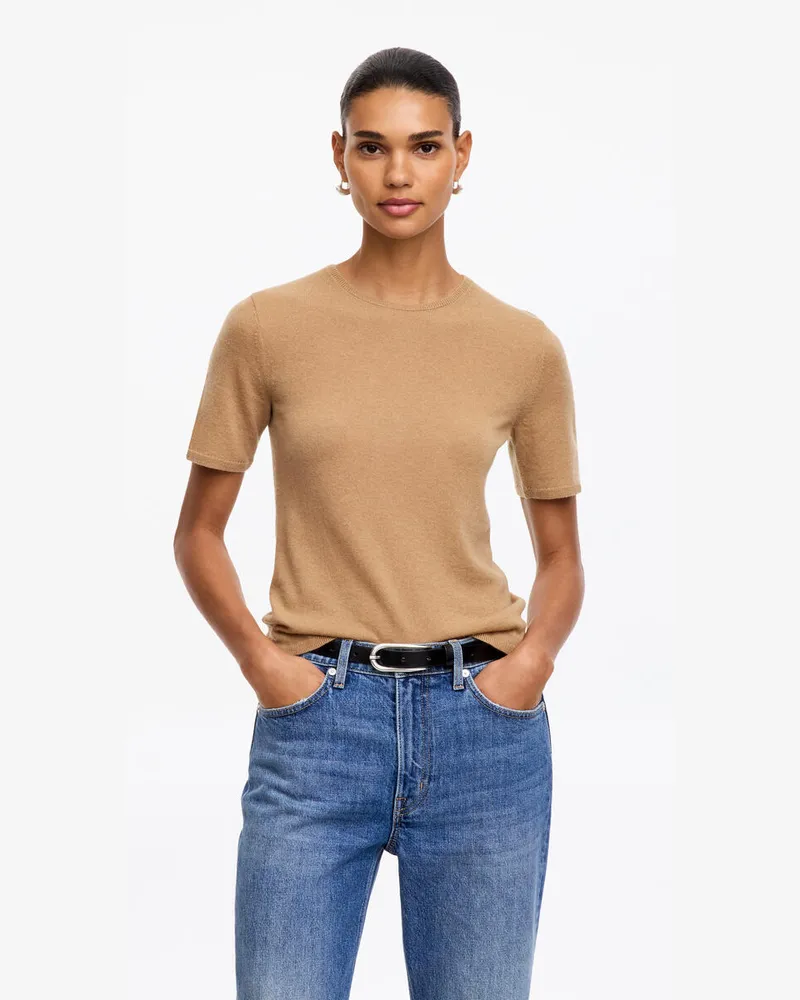 Arket Oberteil Aus Reinem Kaschmir -Beige Beige