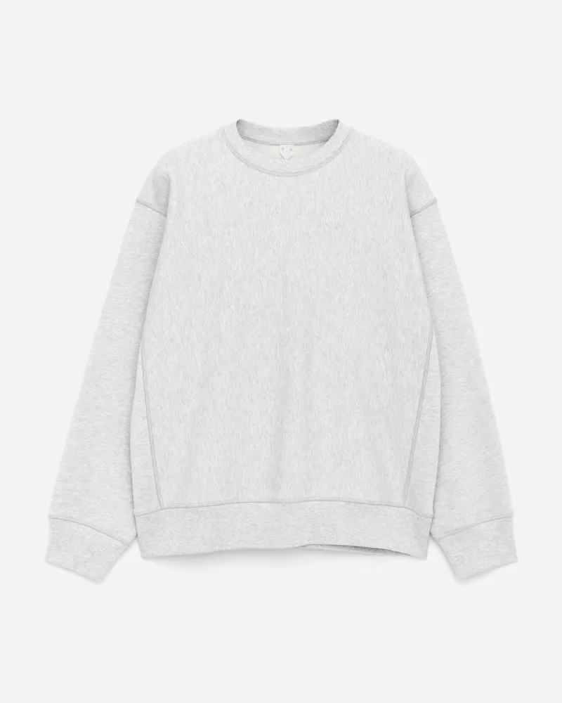 Arket Lockeres Sweatshirt In Schwerer Qualität -Grau Grau