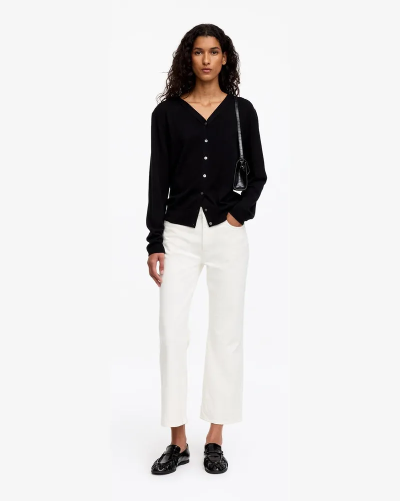 Arket Desert Kick Flare Jeans -Weiß Weiß