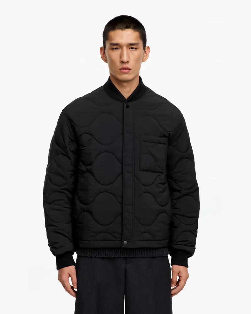 Arket 2-in-1-Liner-Steppjacke -Schwarz Schwarz
