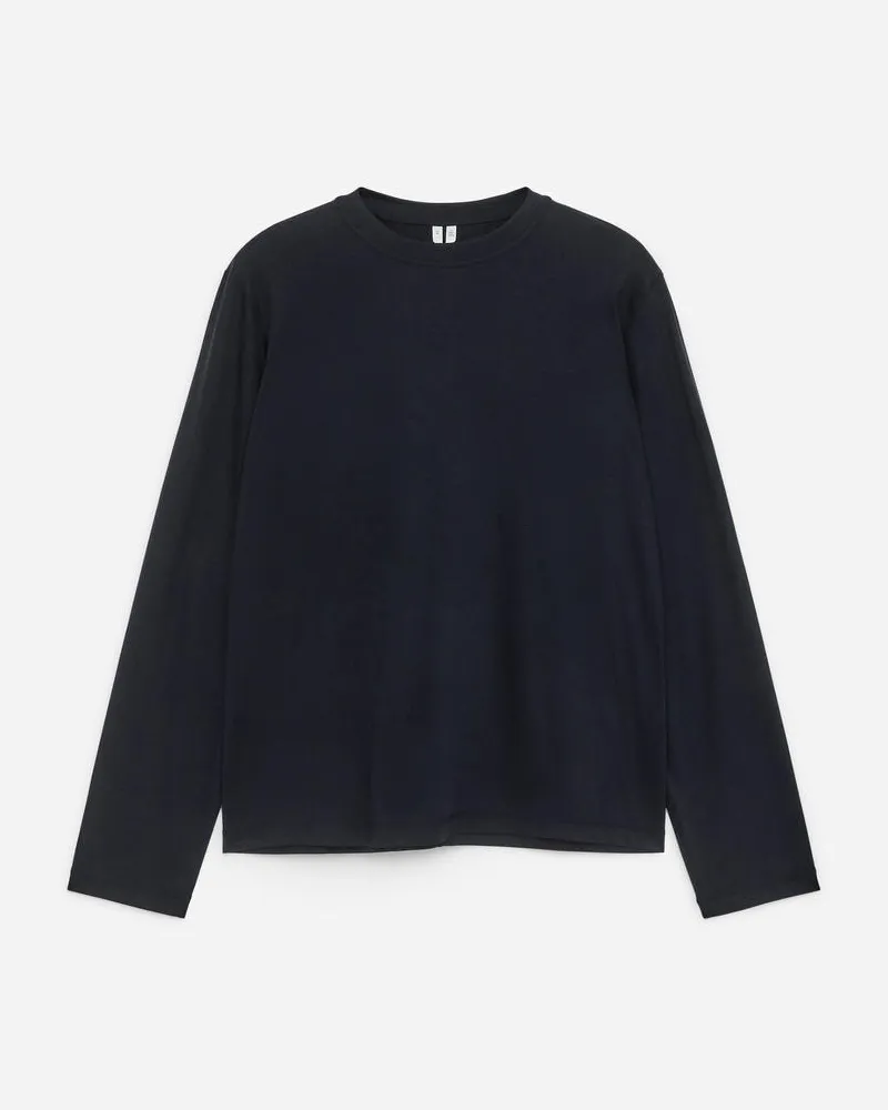 Arket Langarmshirt -Blau Blau