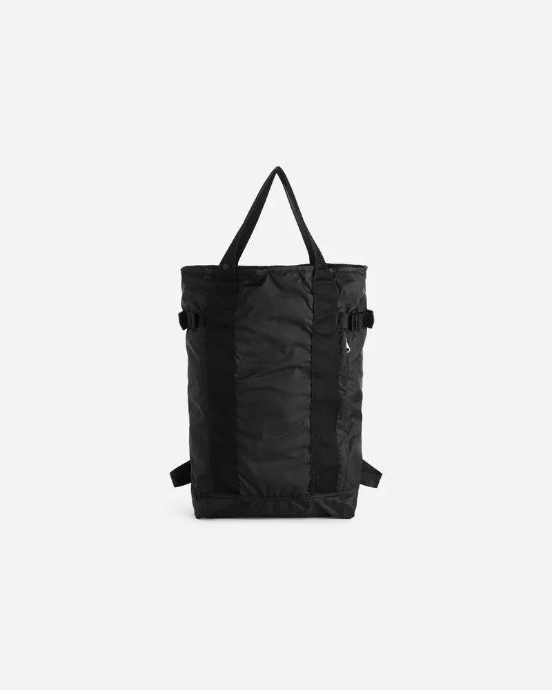 Arket Verstaubarer 2-Wege-Rucksack -Schwarz Schwarz