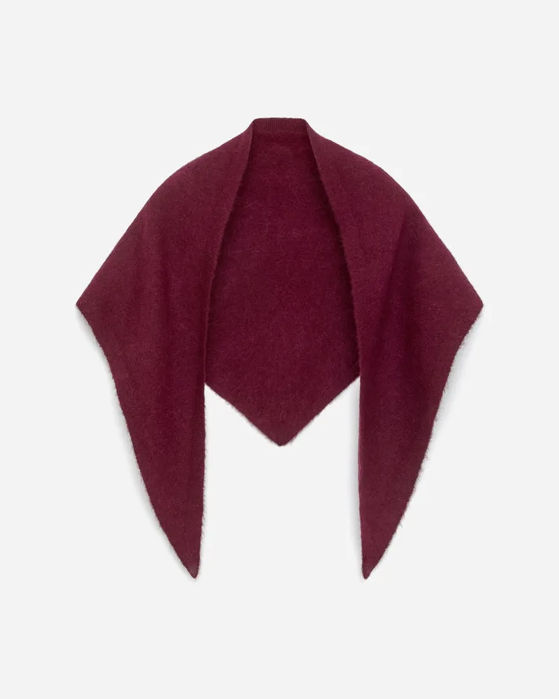 Arket Tuch Aus Alpakawolle Und Wolle -Rot Rot