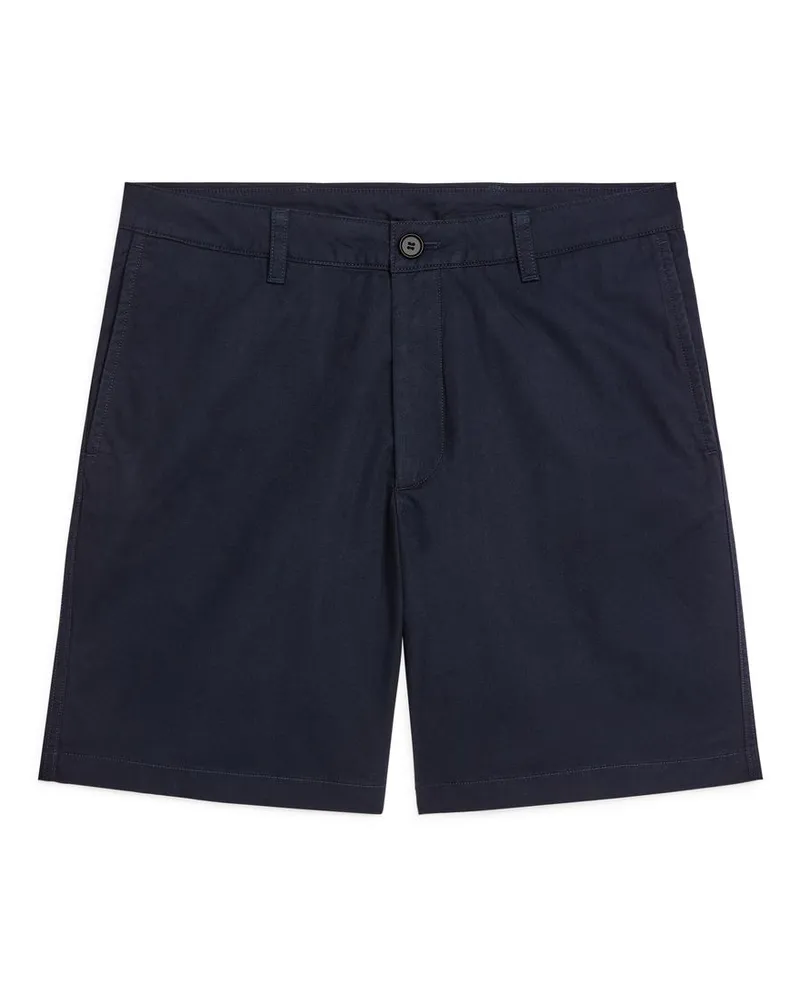 Arket Baumwollshorts - Blau Dunkelblau