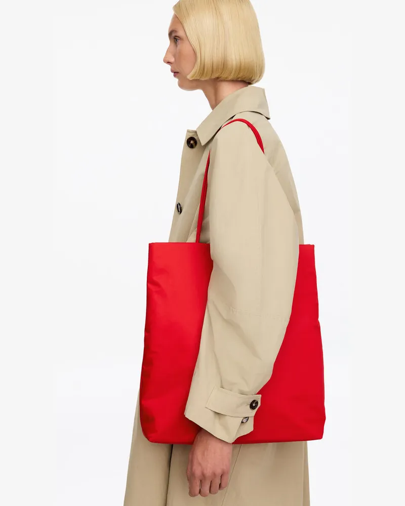 Arket Tragetasche Aus Nylon -Rot Rot