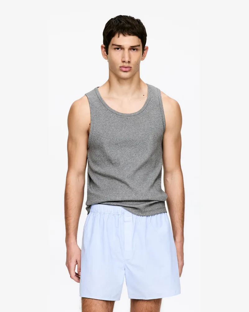 Arket Geripptes Tanktop 2er-Pack -Grau Grau
