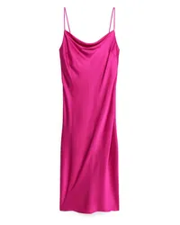 Arket Midi-Trägerkleid Fuchsia