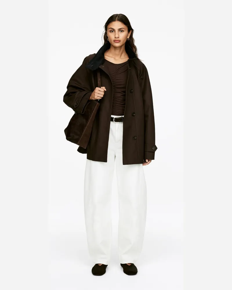 Arket BLOOM Barrel Jeans -Weiß Weiß