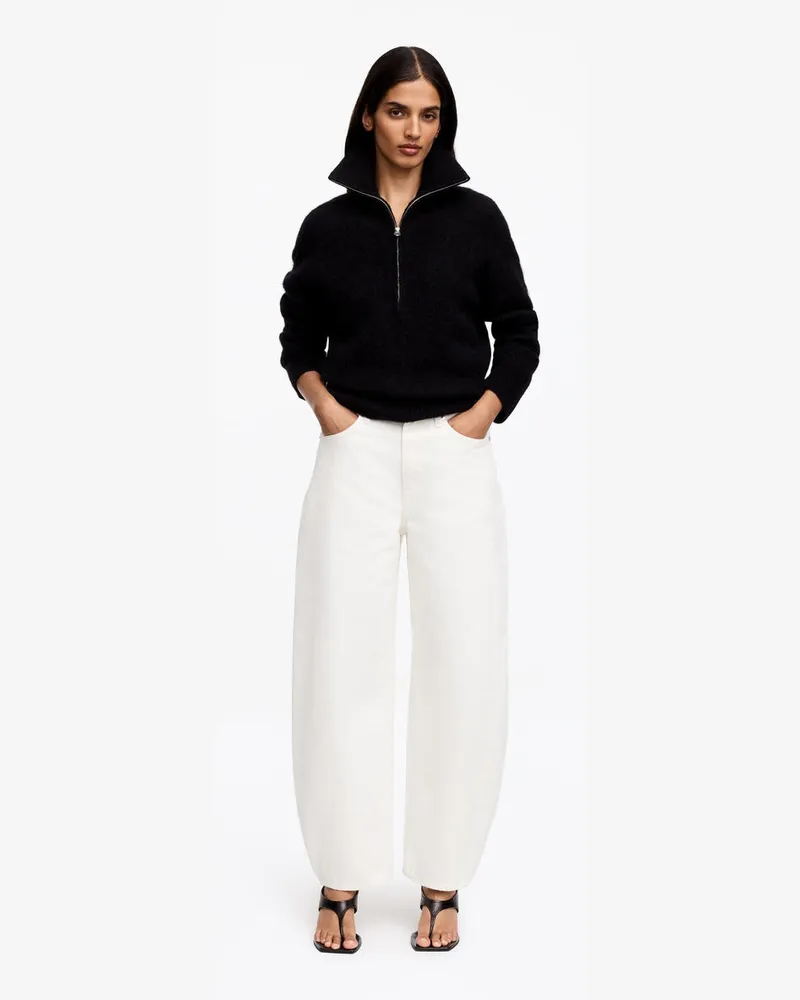 Arket BLOOM Barrel Jeans -Weiß Weiß