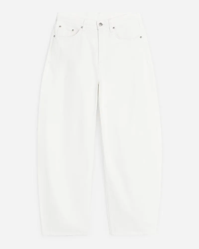 Arket BLOOM Barrel Jeans -Weiß Weiß