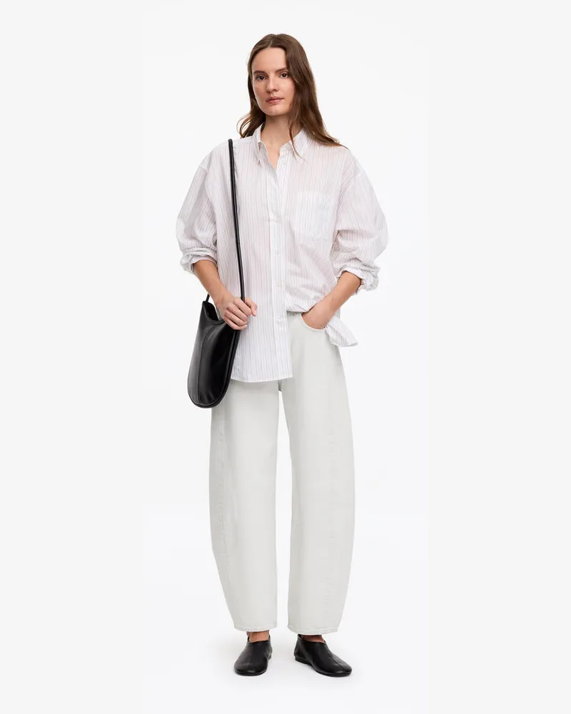 Arket BLOOM Barrel Jeans -Weiß Weiß