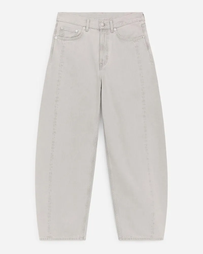 Arket BLOOM Barrel Jeans -Weiß Weiß
