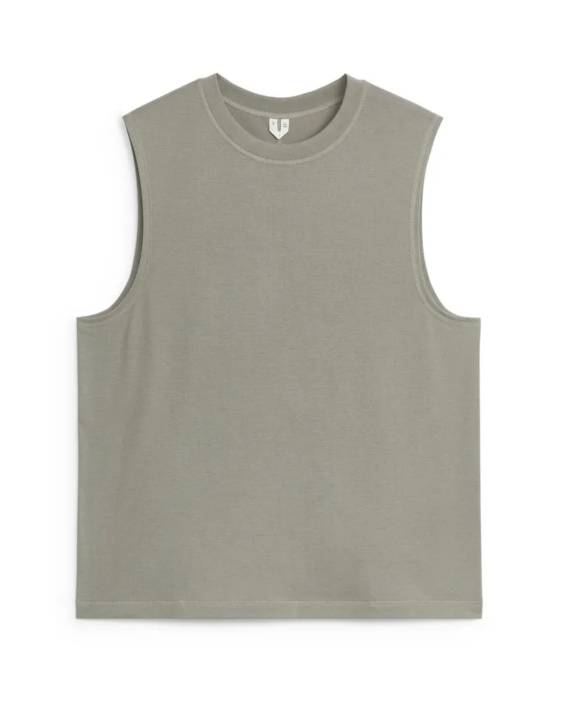Arket Mesh-Tanktop Von Active - Beige Taupe