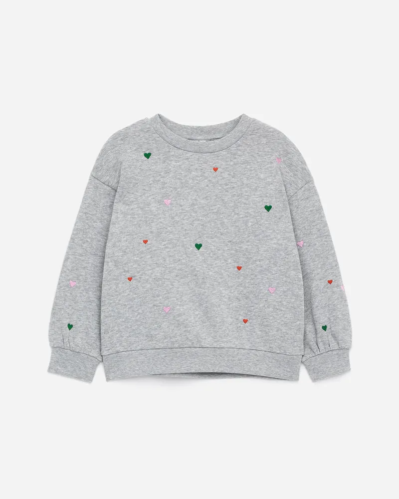Arket Sweatshirt Mit Stickerei -Grau Grau