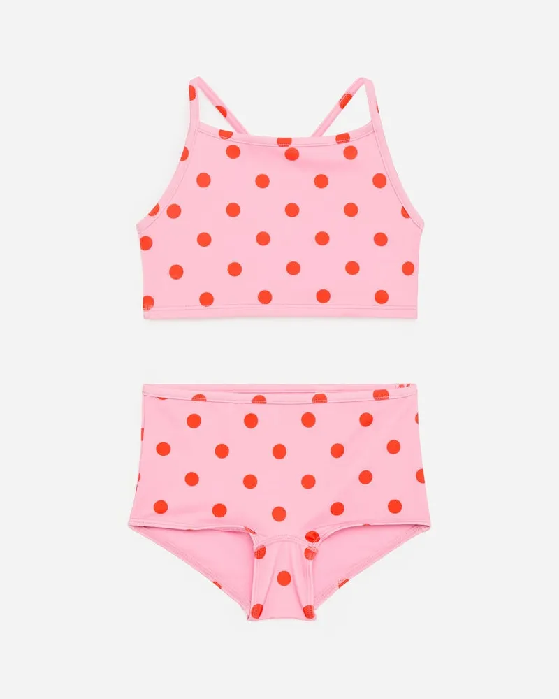 Arket Bikini Mit Punktmuster -Rosa Rosa