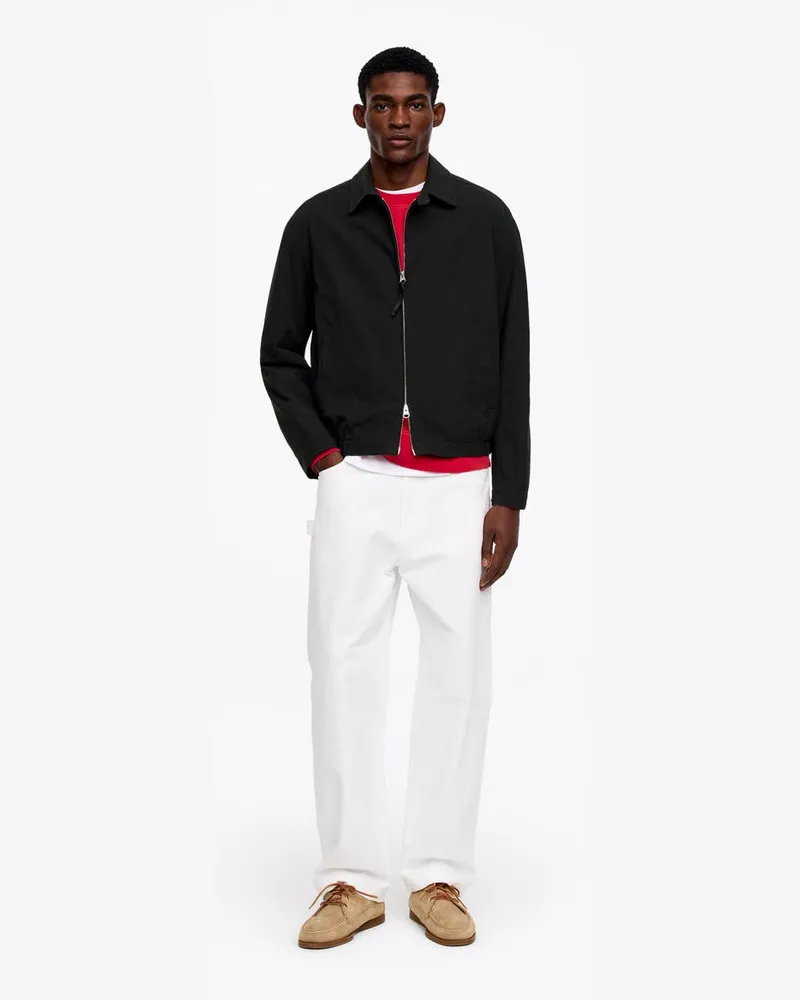 Arket Baumwollblouson -Schwarz Schwarz