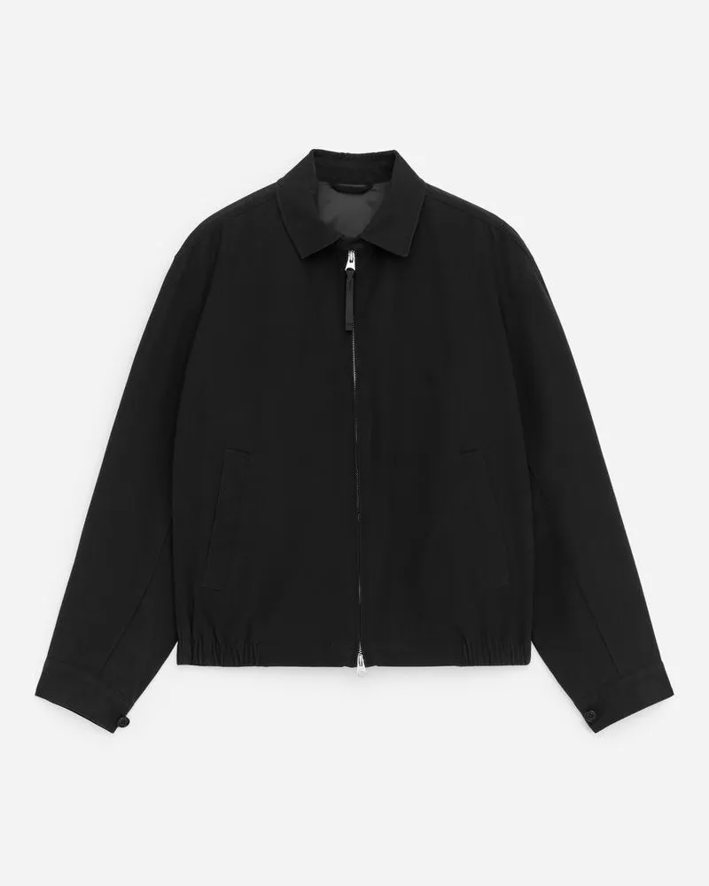 Arket Baumwollblouson -Schwarz Schwarz