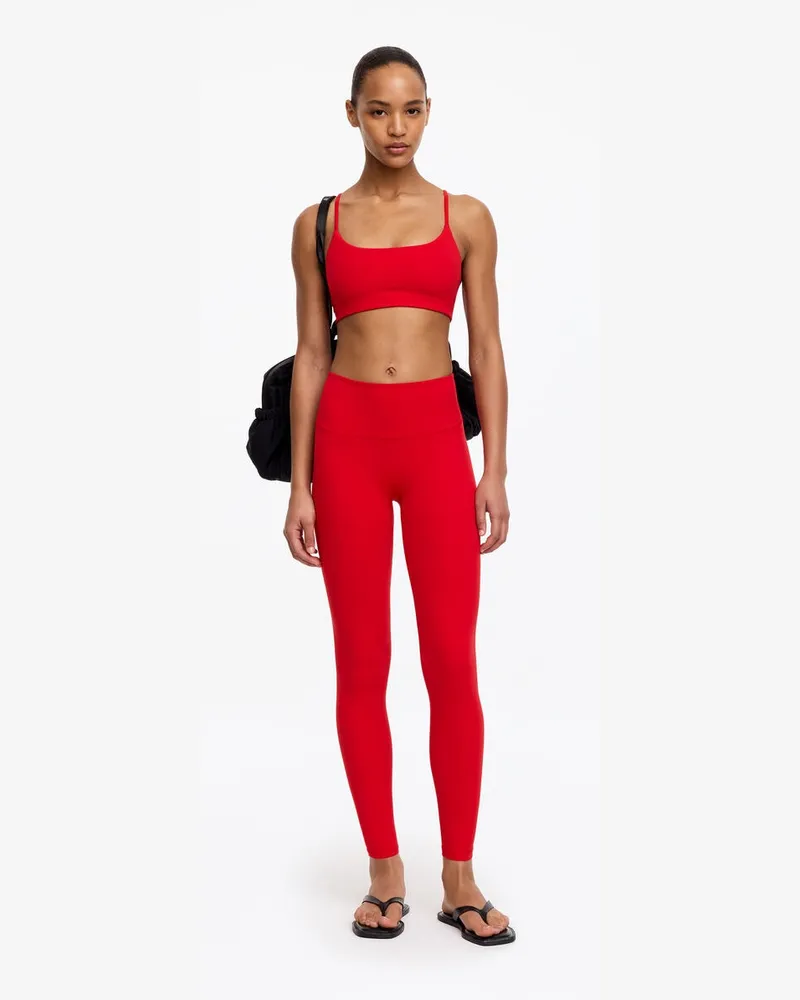 Arket Weiche Active Leggings -Rot Rot