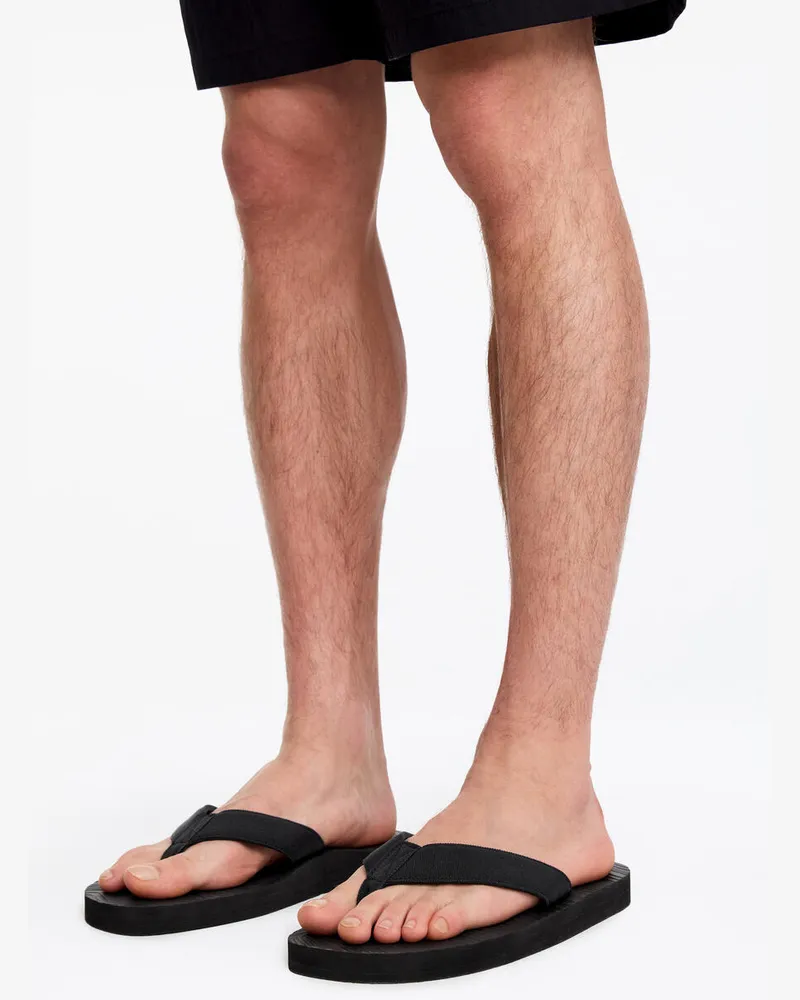Arket Flip-Flop Von Sleepers -Schwarz Schwarz