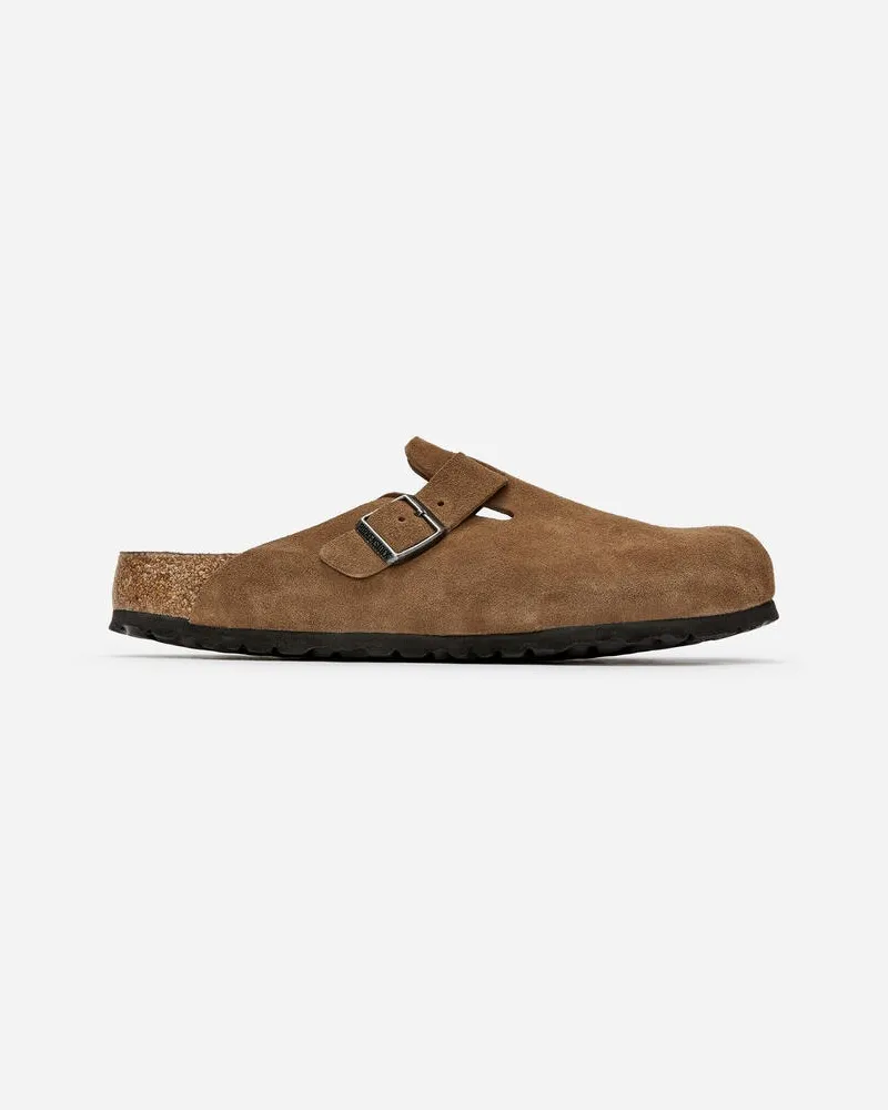 Arket Veloursledersandale Boston Von Birkenstock -Braun Braun