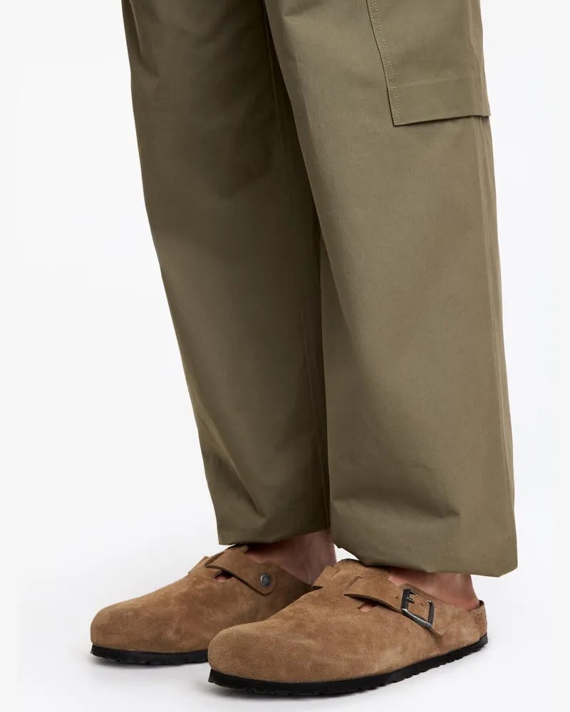 Arket Veloursledersandale Boston Von Birkenstock -Braun Braun