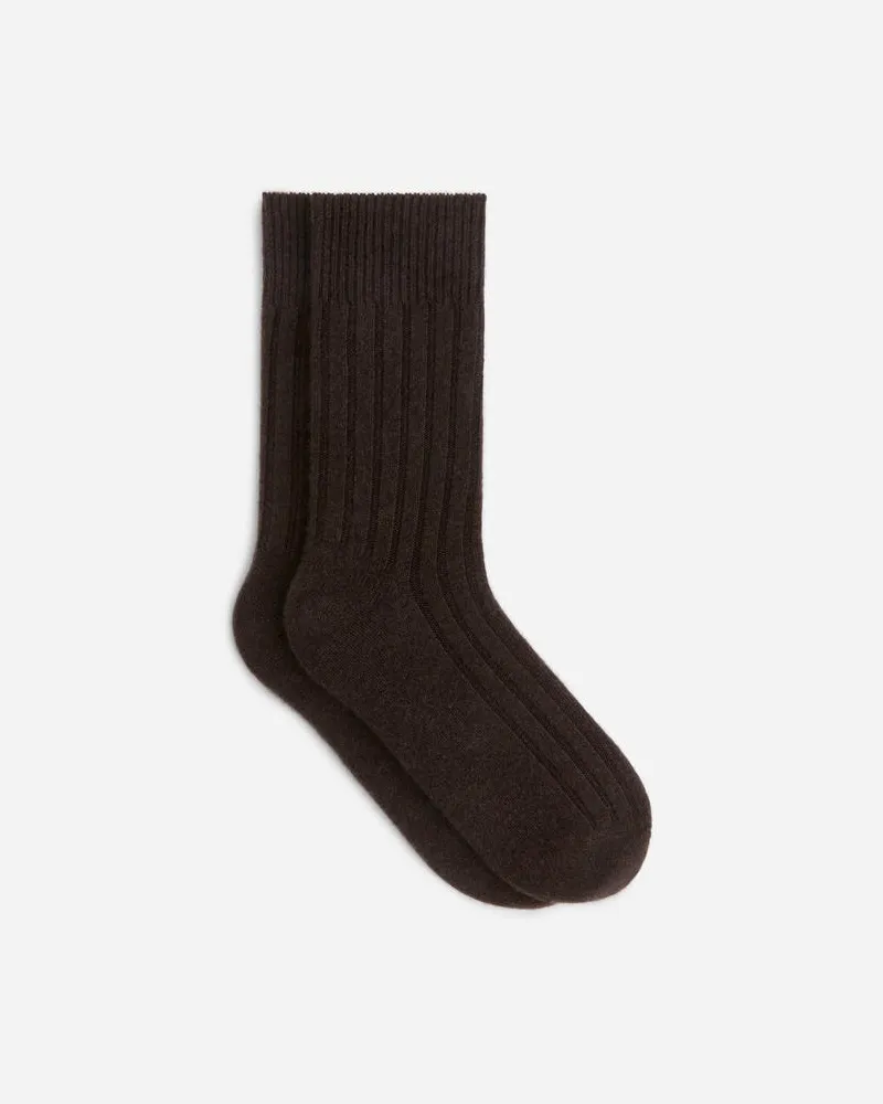 Arket Kaschmirsocken -Braun Braun