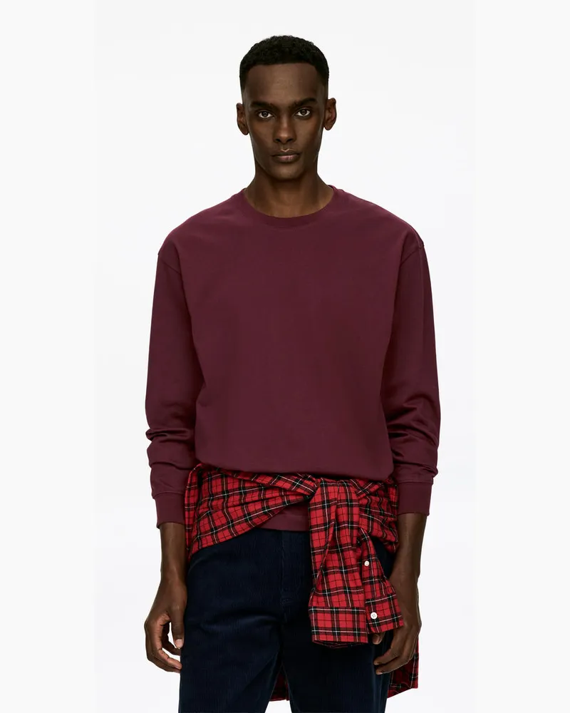 Arket Langarmshirt -Rot Rot