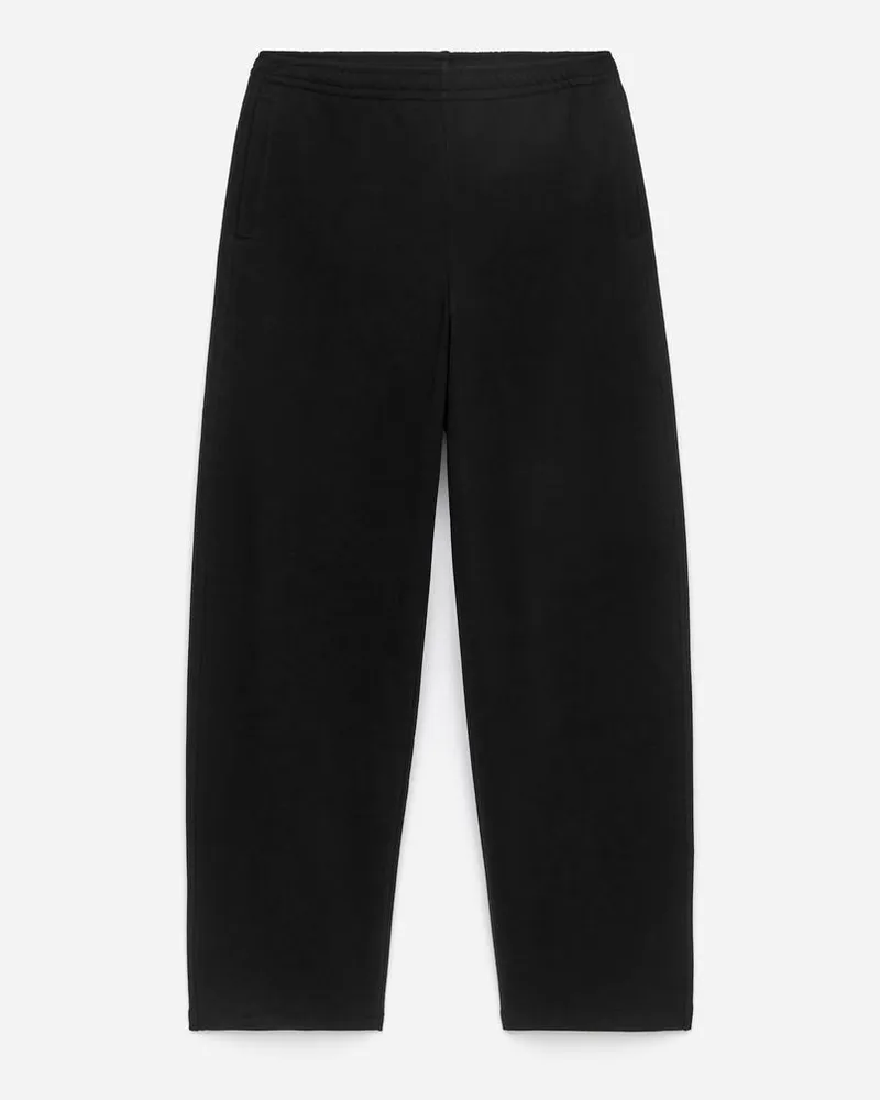 Arket Jogginghose Mit Barrel Leg -Schwarz Schwarz