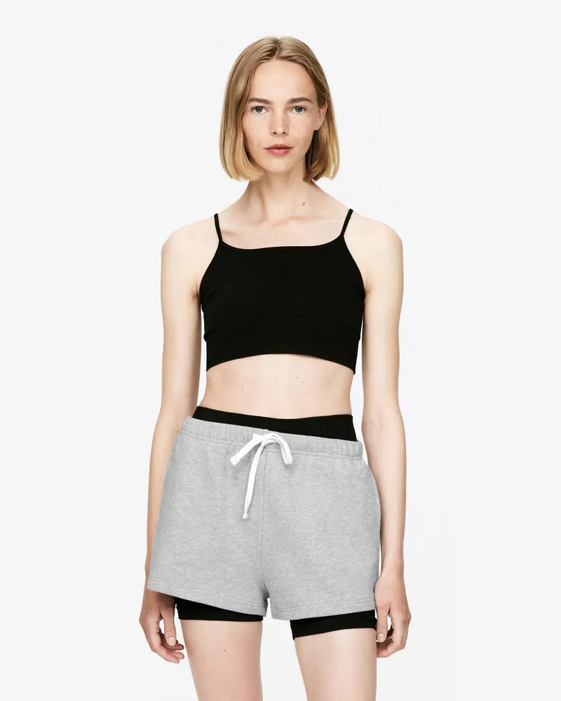 Arket Seamless-Yoga-BH -Schwarz Schwarz