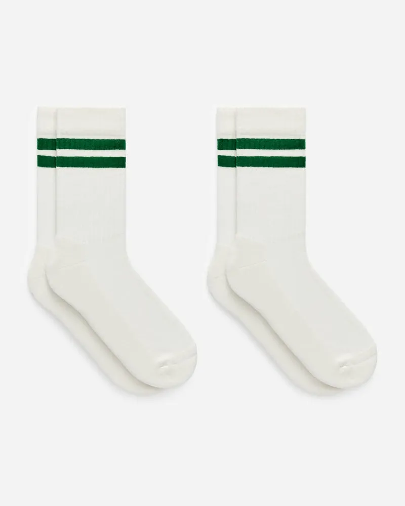 Arket Sportliche Baumwollsocken -Weiß Weiß