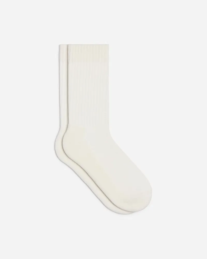 Arket Sportliche Baumwollsocken -Weiß Weiß
