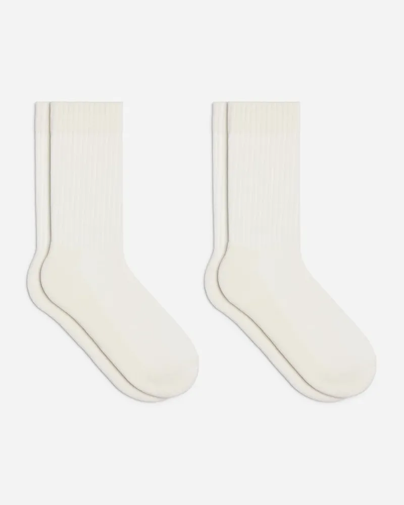 Arket Sportliche Baumwollsocken -Weiß Weiß