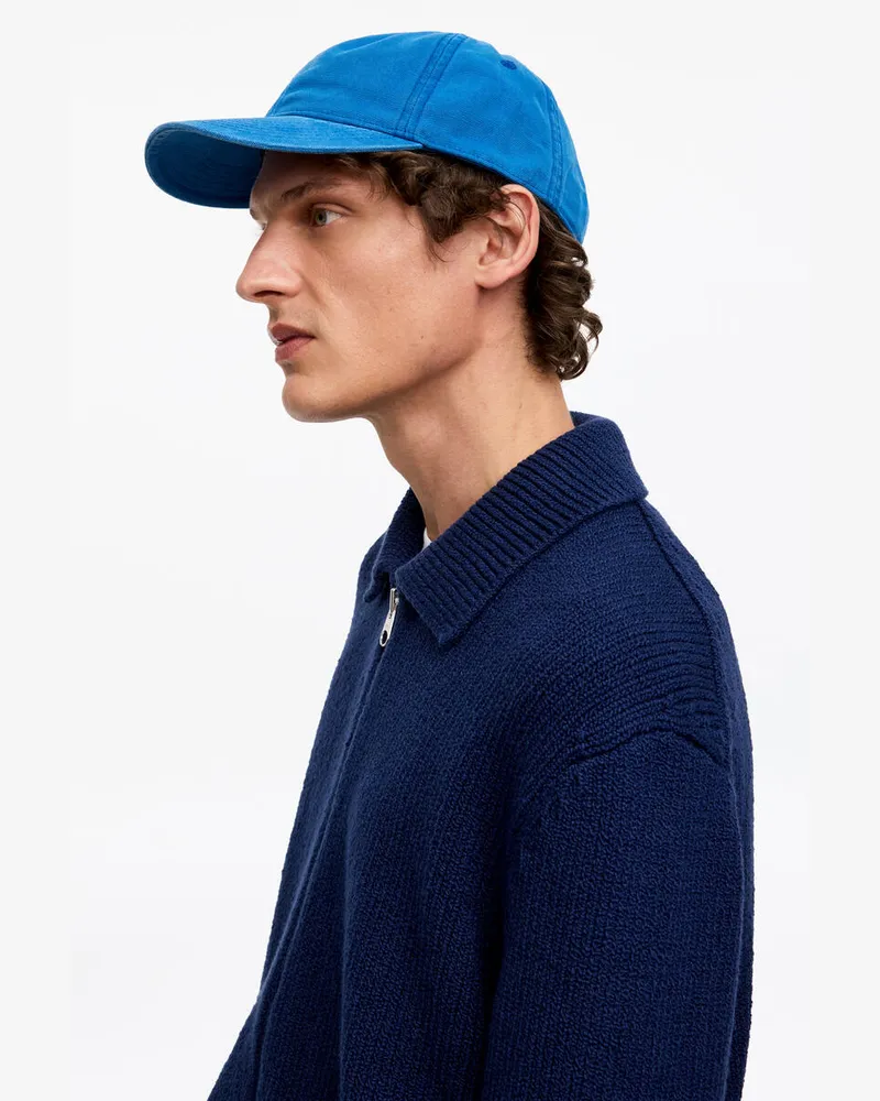 Arket Canvas-Cap Aus Gewaschener Baumwolle -Blau Blau