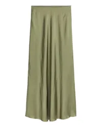 Arket Maxirock aus Satin Khaki