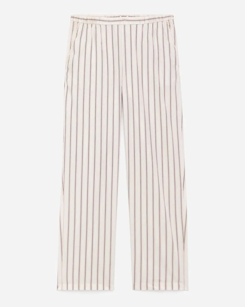 Arket Pyjamahose Aus Baumwolle -Weiß Weiß