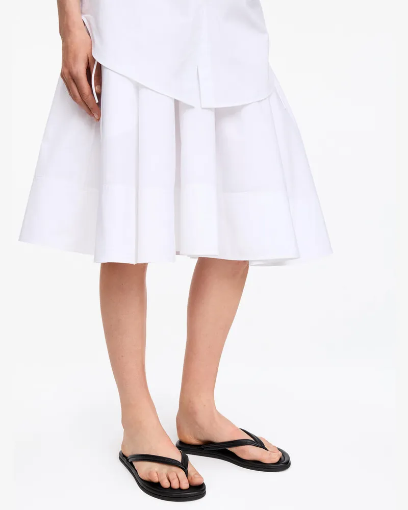 Arket Flip-Flop Aus Leder -Schwarz Schwarz