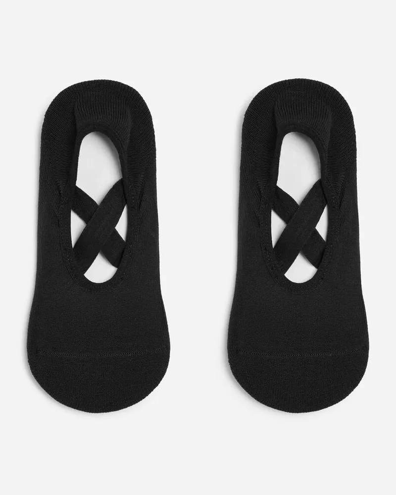 Arket Pilates-Socken -Schwarz Schwarz