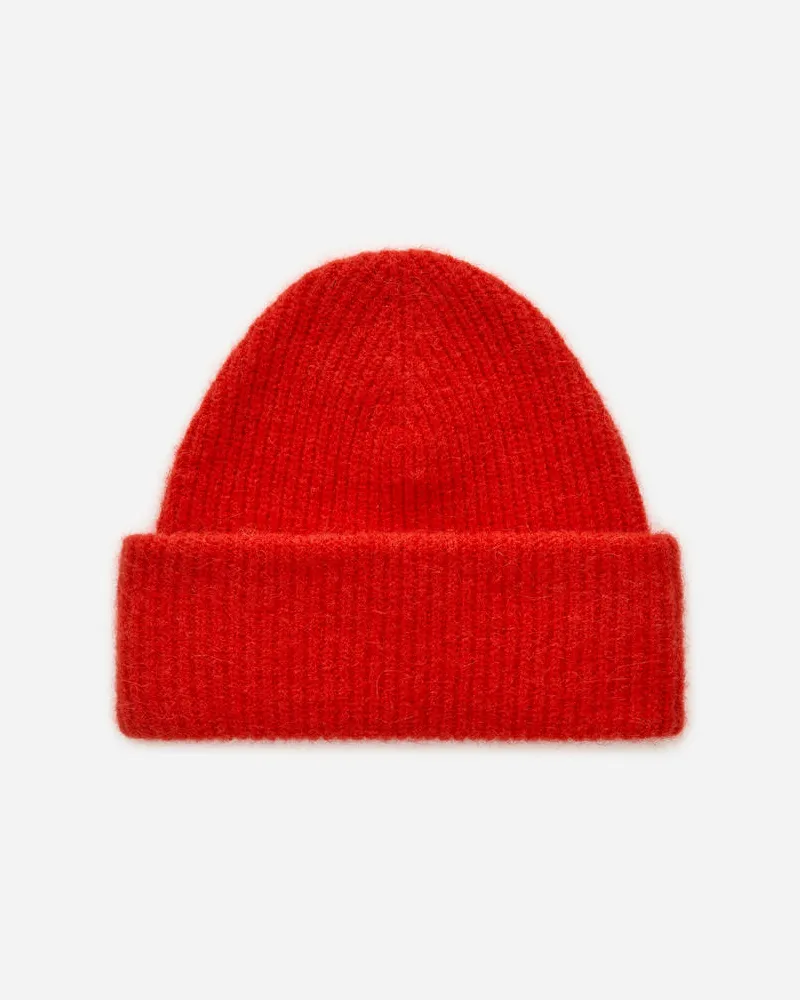 Arket Beanie Aus Alpaka- Und Merinowolle -Rot Rot