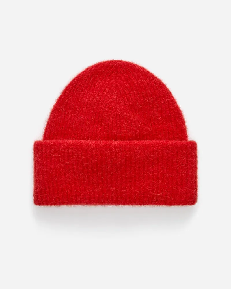 Arket Beanie Aus Alpakawolle Und Wolle -Rot Rot