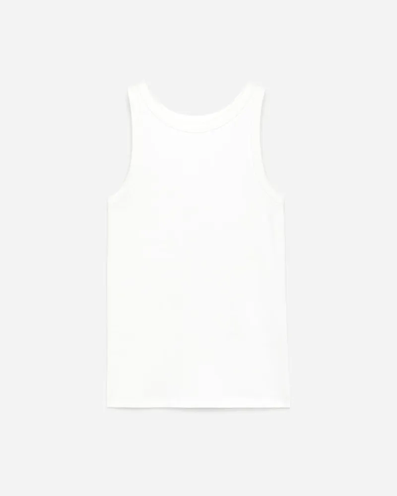 Arket Geripptes Tanktop -Weiß Weiß