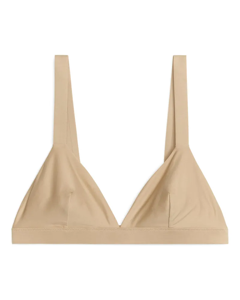 Arket Weicher Triangel-Bh - Beige Beige