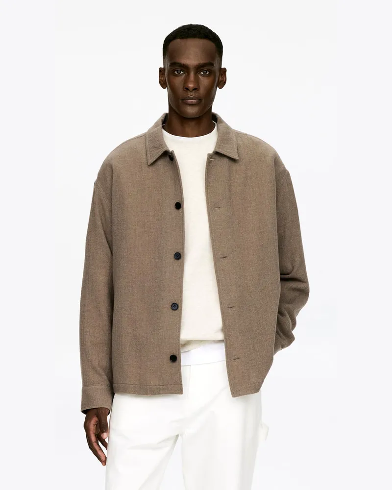 Arket Lockeres Overshirt -Beige Beige