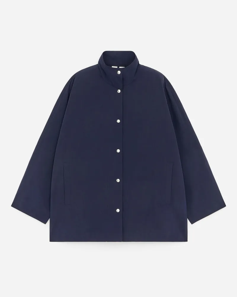 Arket Shell-Jacke Mit Oversize-Passform -Blau Blau
