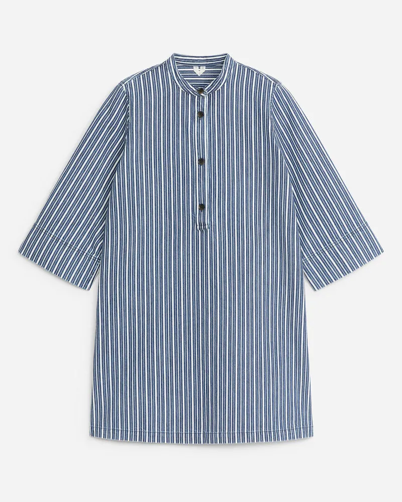 Arket Kurzes Jeanskleid -Blau Blau