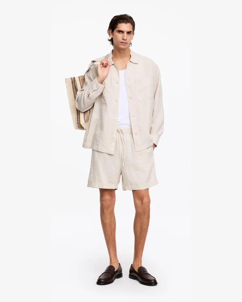 Arket Leinen-Shorts -Beige Beige