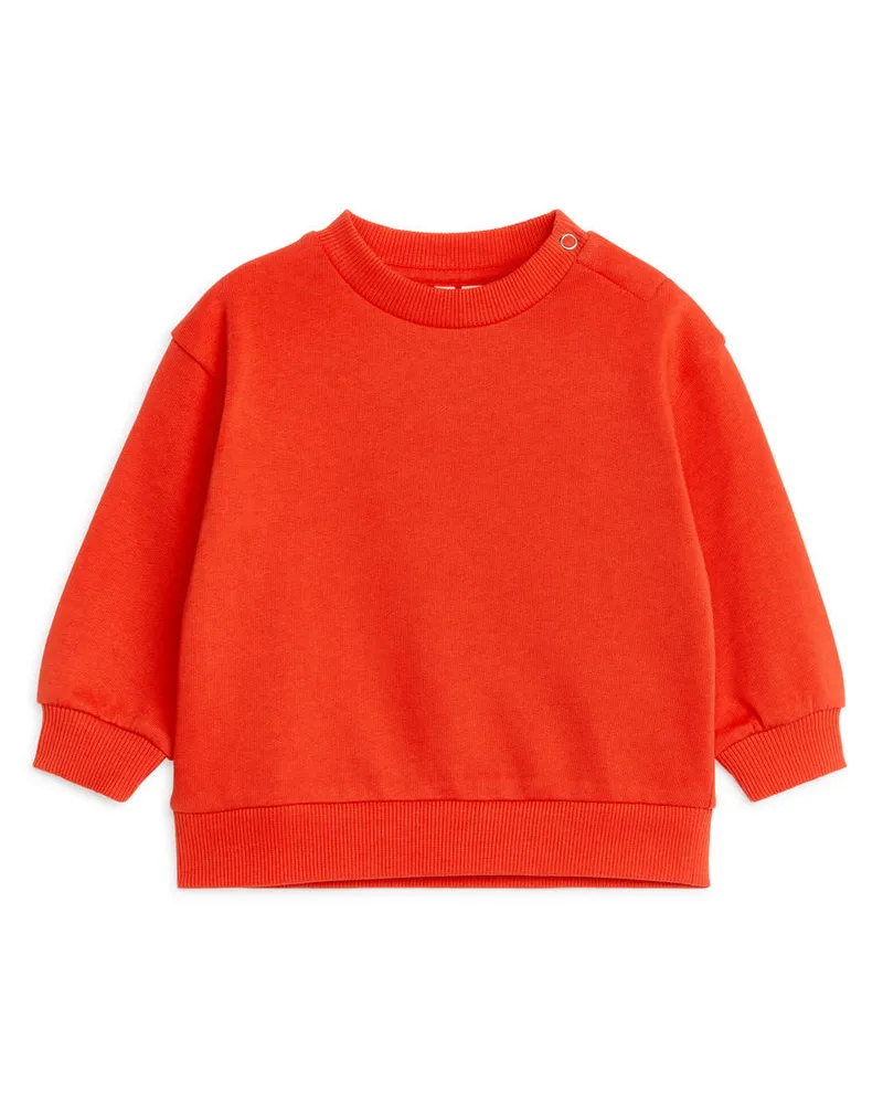 Arket Sweatshirt Aus Baumwolle -Rot Rot
