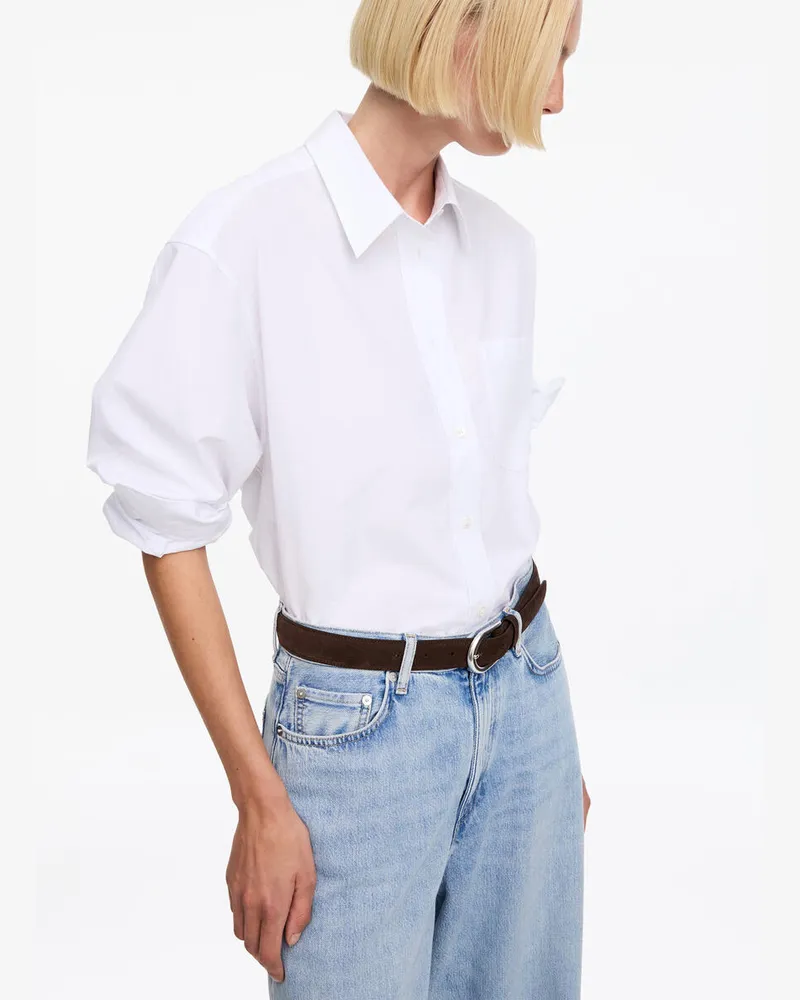 Arket Gürtel Aus Spaltvelours -Braun Braun