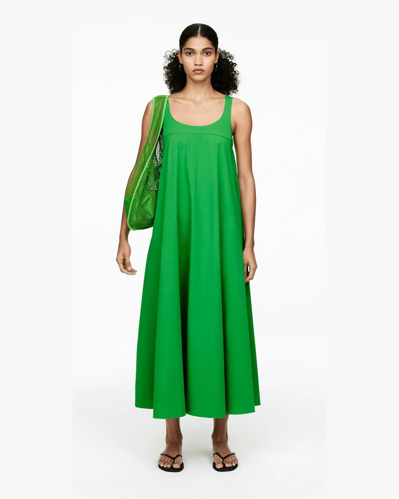 Arket Baumwoll-Maxikleid -Grün Grün